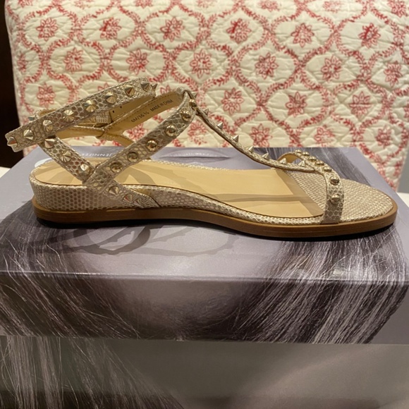 JLO Champagne Avah Flat Sandals, 6 - Picture 3 of 9